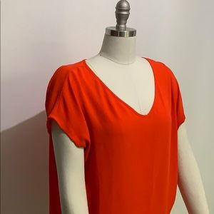 Lush Red Blouse Size S